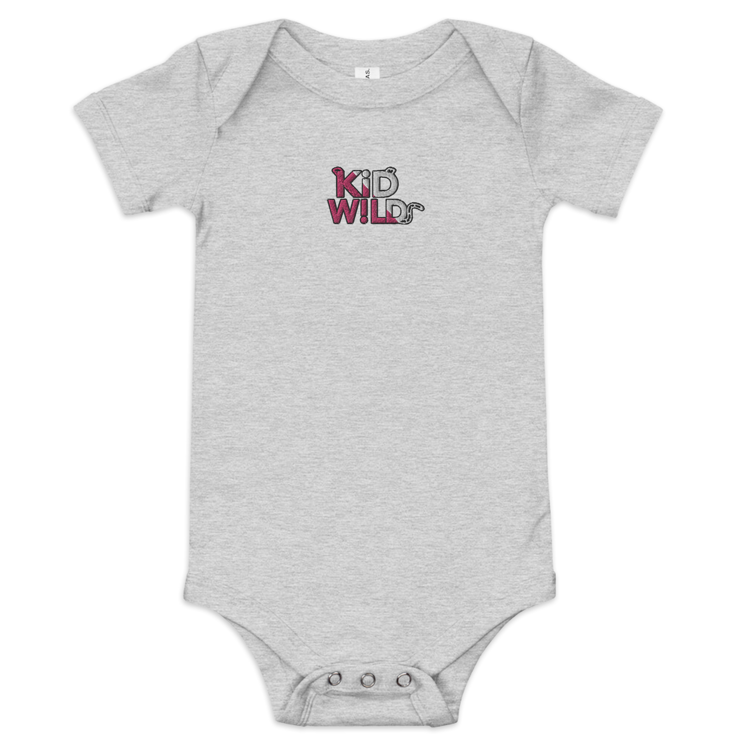 KID W!LD Onesie Pink/White