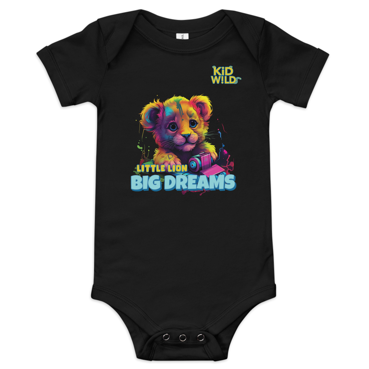 KiD W!LD Little Lion, Big Dreams Onesie