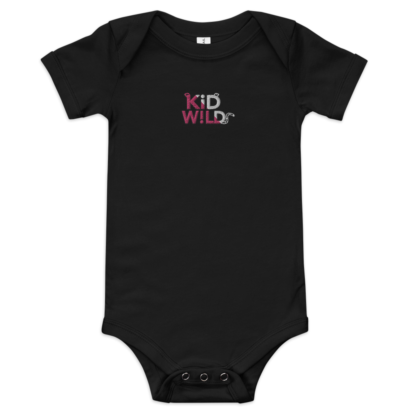 KID W!LD Onesie Pink/White