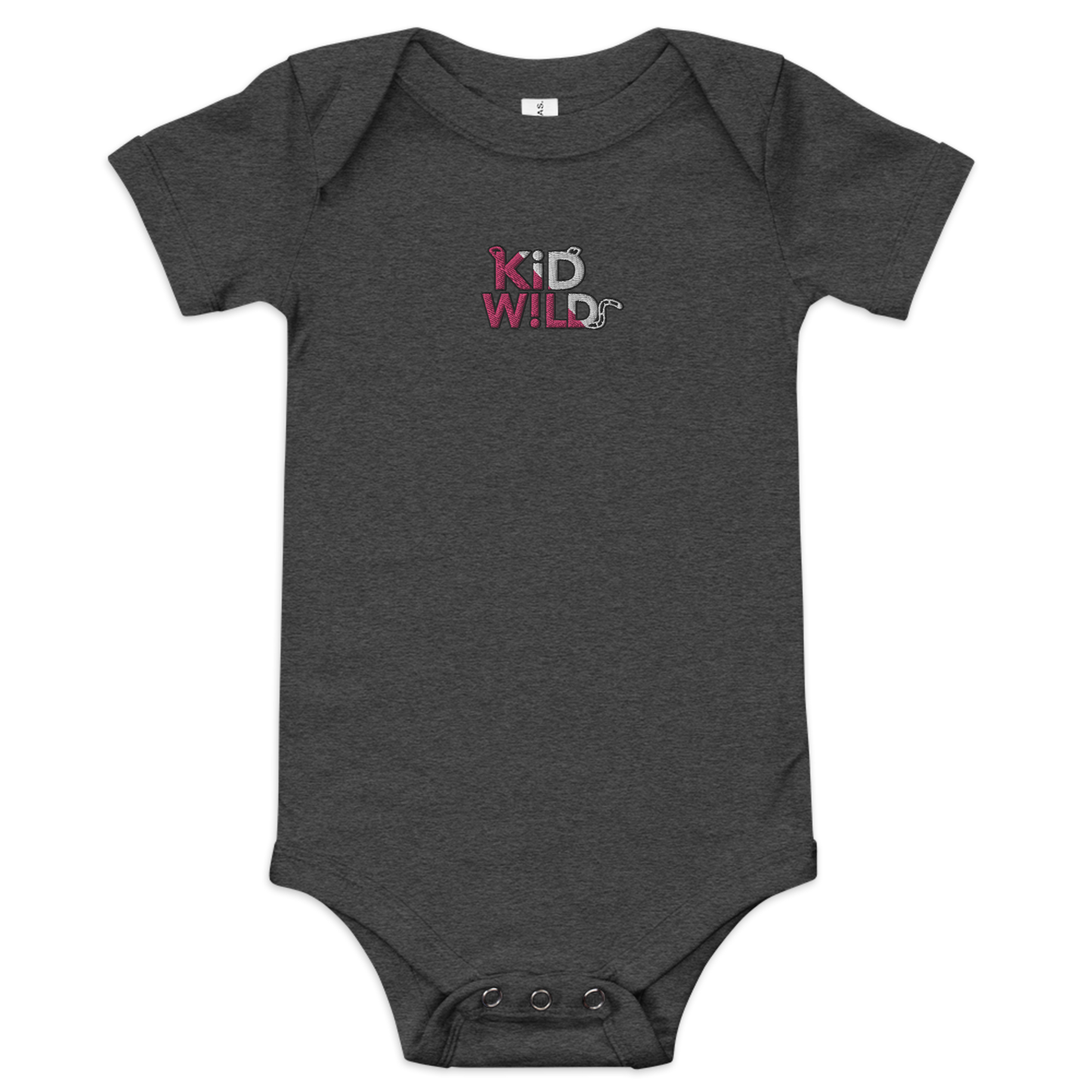 KID W!LD Onesie Pink/White