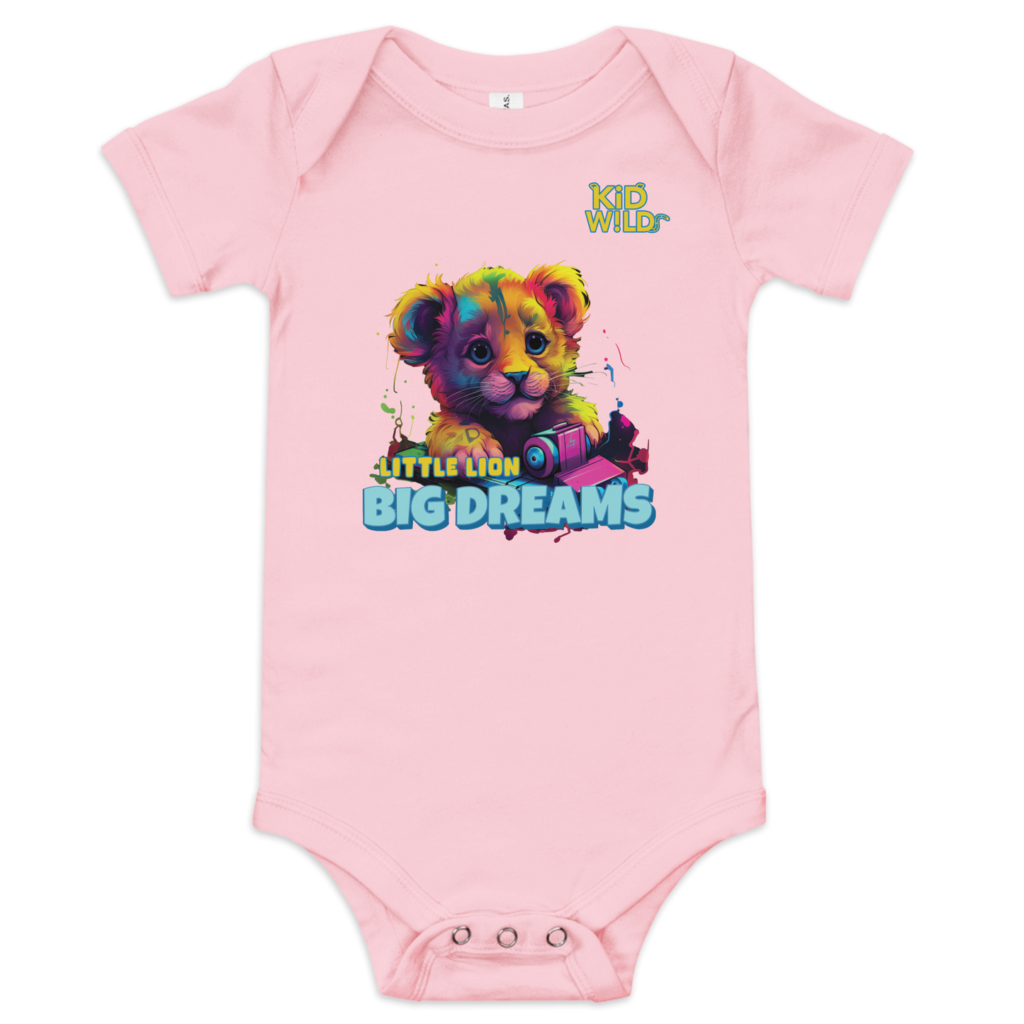 KiD W!LD Little Lion, Big Dreams Onesie